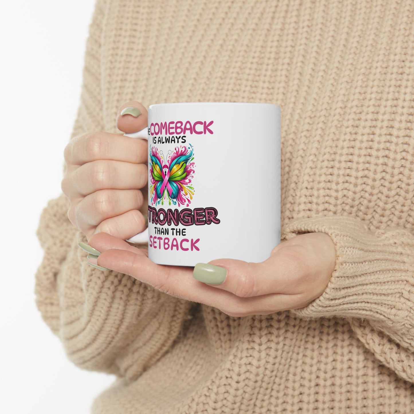 Breast Cancer Awareness Mug, 11 oz.