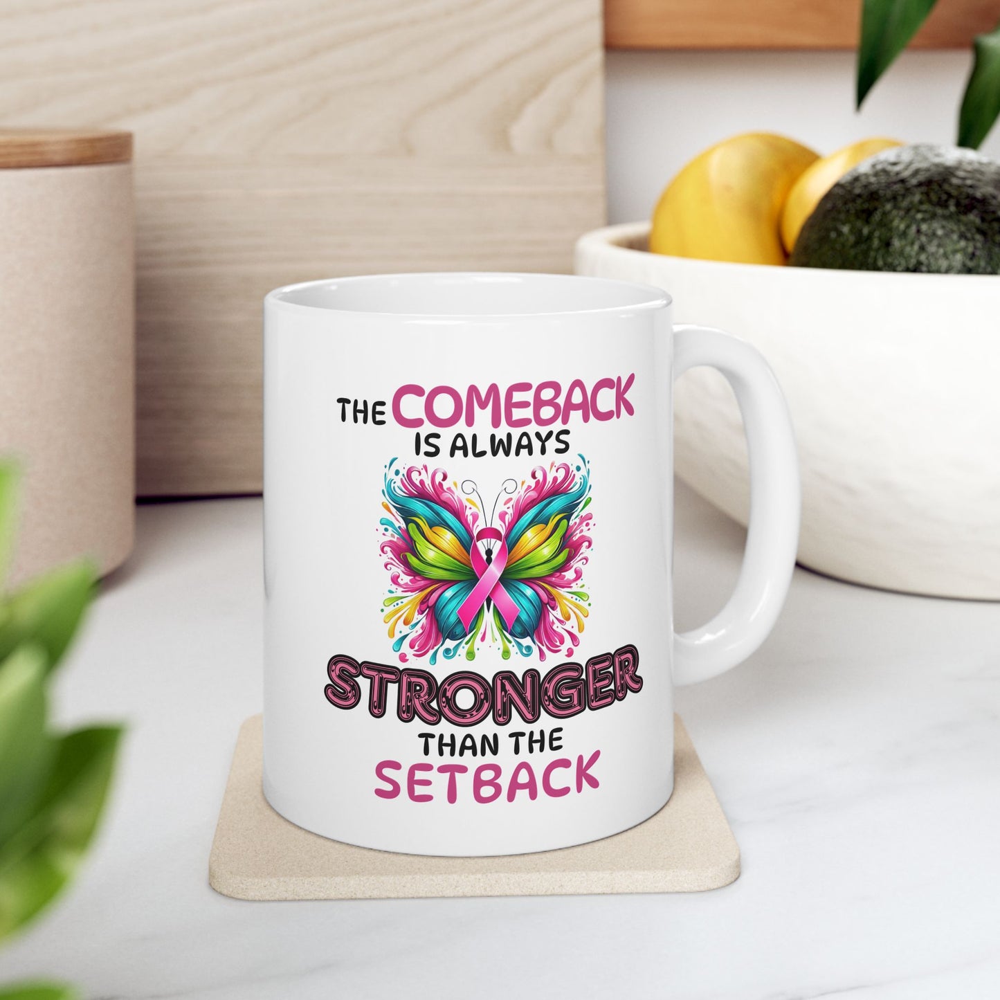 Breast Cancer Awareness Mug, 11 oz.
