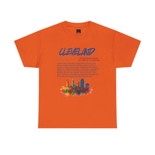 Cleveland Pride Humor Skyline City Vibes Hometown Unisex Tee